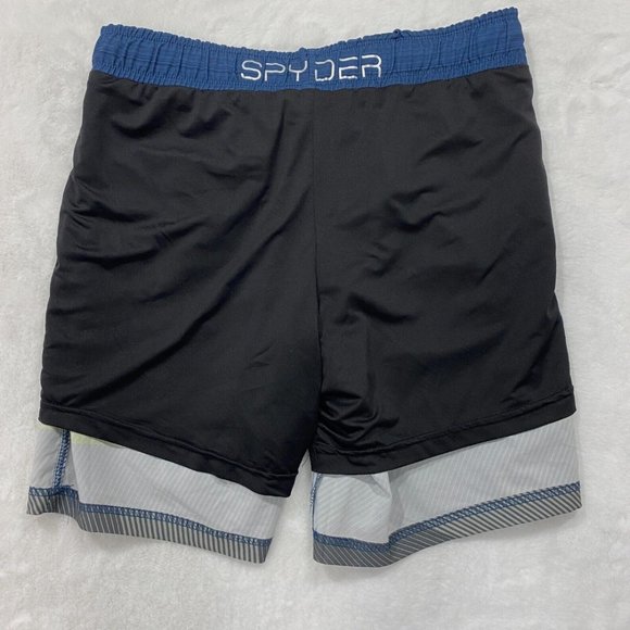 SPYDER Blue Swim Shorts Mens Sizes S M L XL 2XL Quick Dry UPF 30+ Boxer Lined - Picture 8 of 9